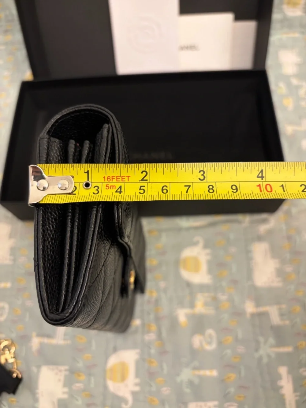 Chanel Caviar Wallet with Authenticity Card (PRICE FIRM)